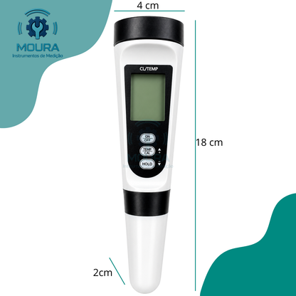 Medidor de Cloro Digital Cl-m21