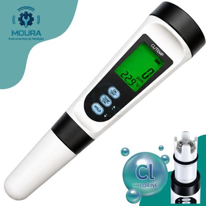 Medidor de Cloro Digital Cl-m21