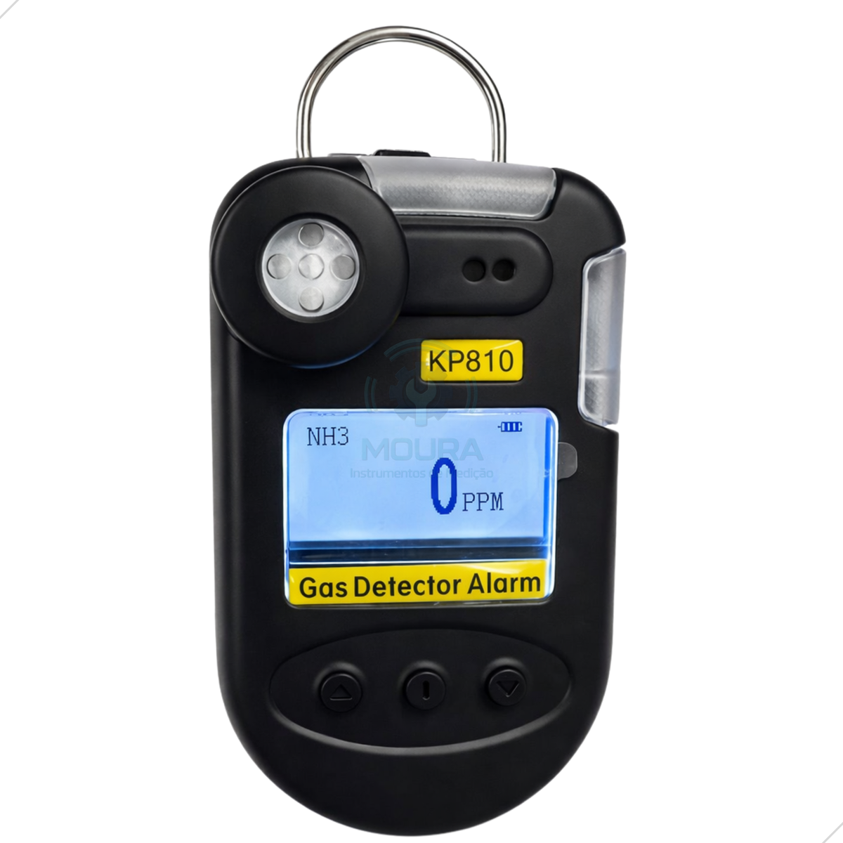 Detector Medidor De Gás Nh3 Amônia 0-100ppm - Moura Instrumentos - Kp810 Preto