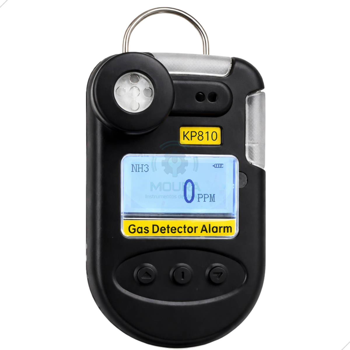 Detector Medidor De Gás Nh3 Amônia 0-100ppm - Moura Instrumentos - Kp810 Preto