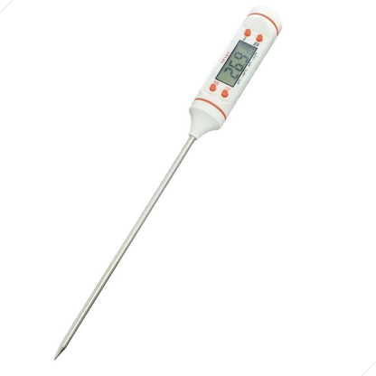 Termômetro Culinário Branco Digital Espeto Cozinha TP-101