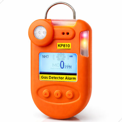 Detector Medidor De Gás Nh3 Amônia 0-100ppm - Moura Instrumentos - Kp810 Laranja