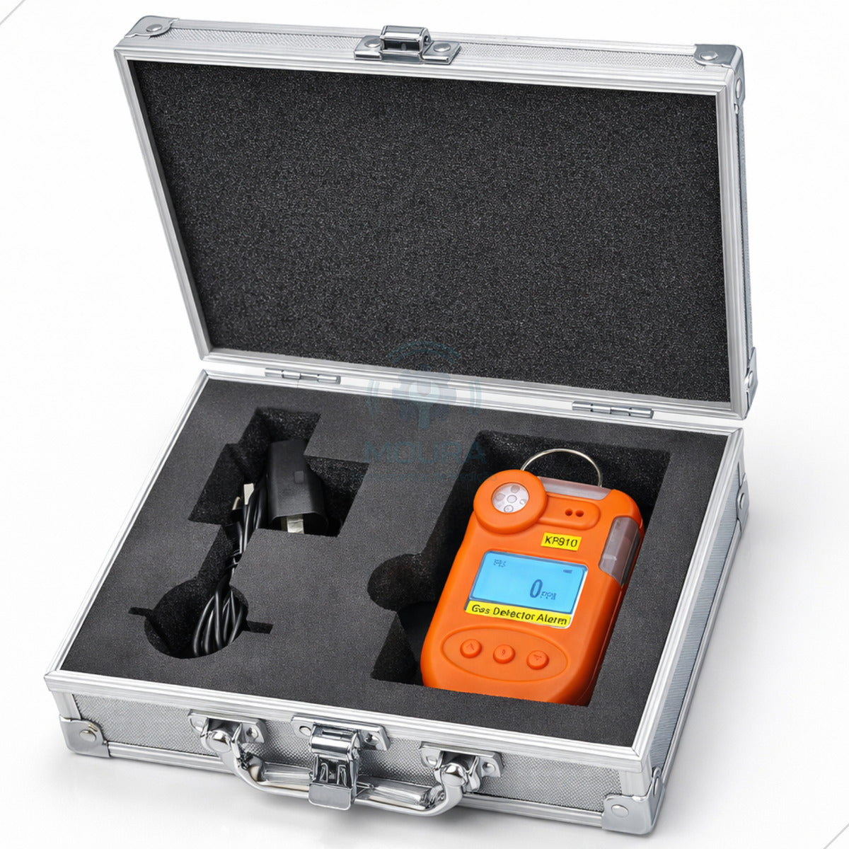Detector Medidor De Gás Nh3 Amônia 0-100ppm - Moura Instrumentos - Kp810 Laranja