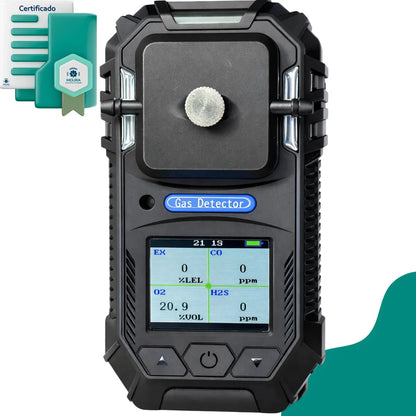 Detector De Gases 4 Em 1 Es30p + Certificado De Calibração - Moura Instrumentos - Preto 3v