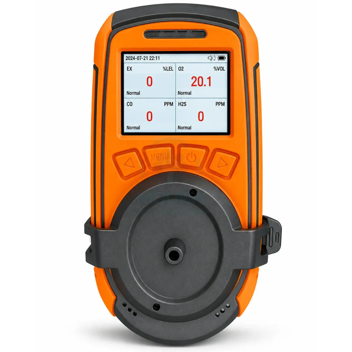 Detector De 4 Gases + Certificado Calibração Rastreável Rbc - BTYQ-Z4 - Moura Instrumentos - Preto Laranja