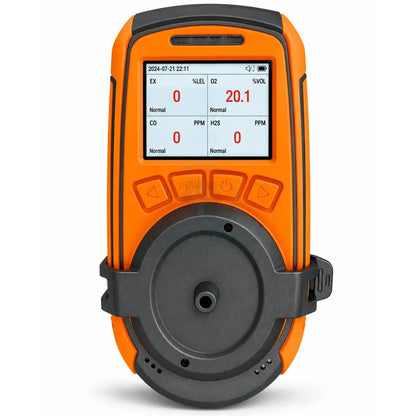 Detector De 4 Gases + Certificado Calibração Rastreável Rbc - BTYQ-Z4 - Moura Instrumentos - Preto Laranja