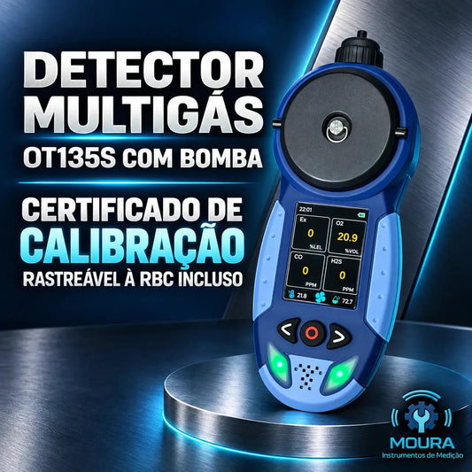 Detector de gás Otywell Com Bomba Embutida Com Certificado de Calibração