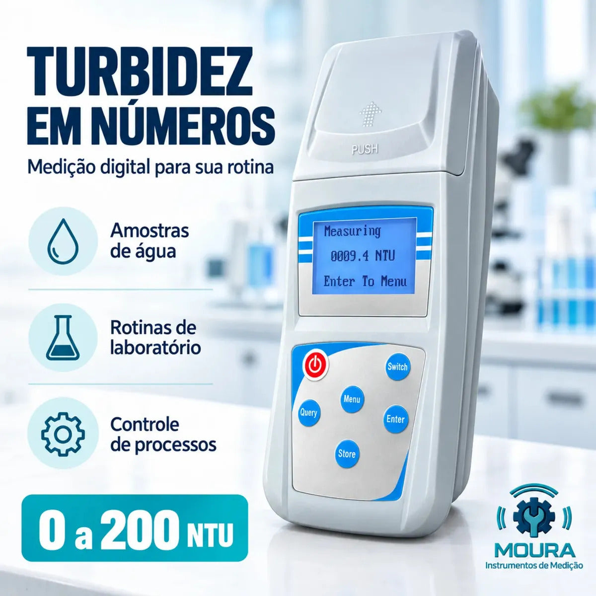Medidor de turbidez Turbidímetro ZD-2A