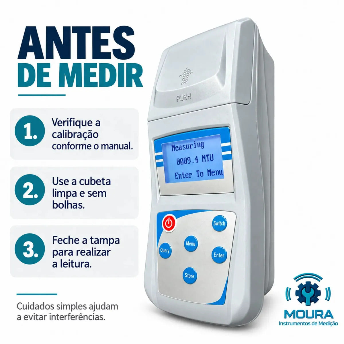 Medidor de turbidez Turbidímetro ZD-2A