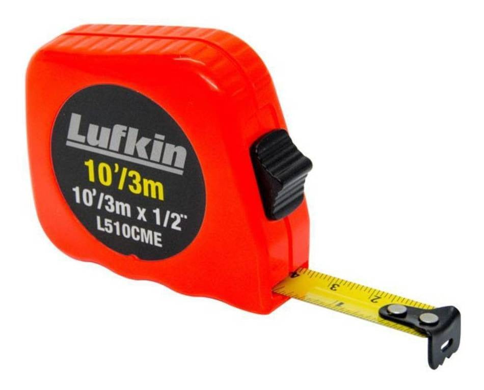 Trena Lufkin 3 Metros + Certificado De Calibração Rastreável