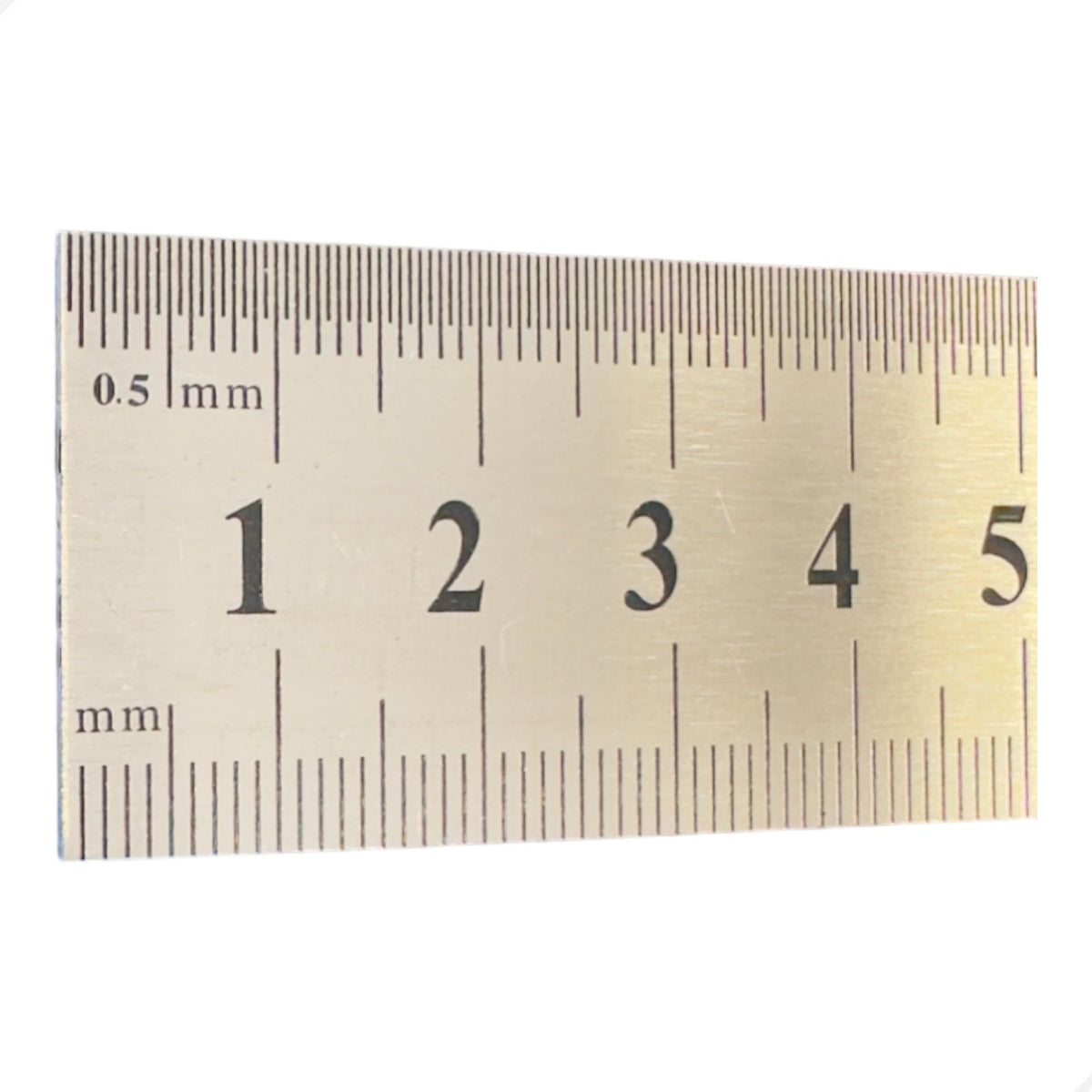 Régua Escala De Aço 60cm 600mm Com Certificado Rastreável