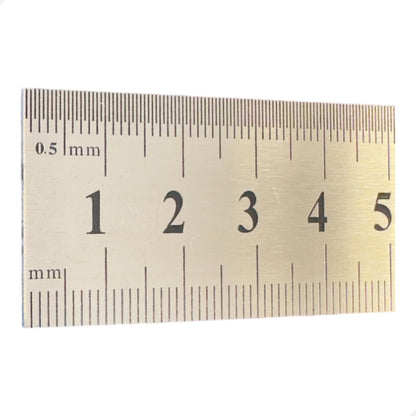 Régua Escala De Aço 60cm 600mm Com Certificado Rastreável