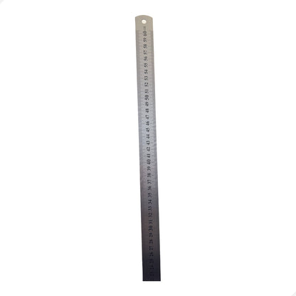 Régua Escala De Aço 60cm 600mm Com Certificado Rastreável