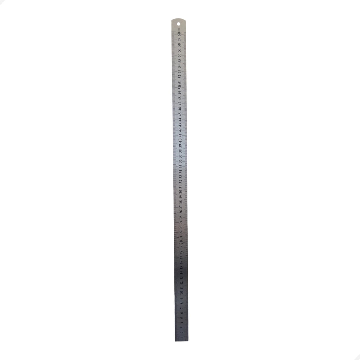 Régua Escala De Aço 60cm 600mm Com Certificado Rastreável