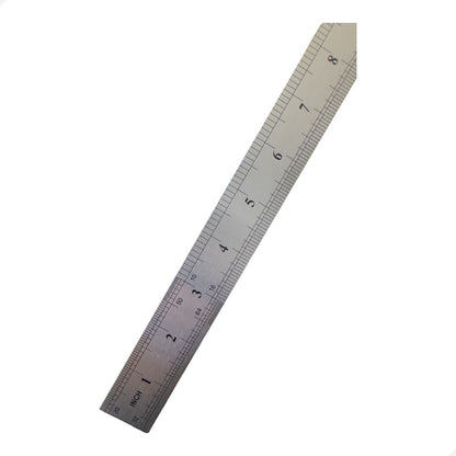 Régua Escala De Aço 60cm 600mm Com Certificado Rastreável