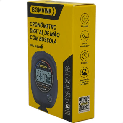 Cronômetro Digital De Mão Certificado Calibração Rastreável