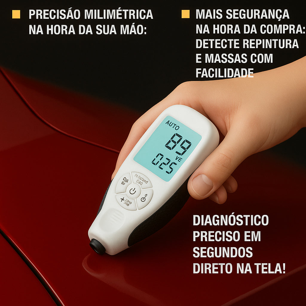 Medidor De Espessura Digital Camada Tinta Com Certificado