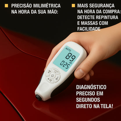 Medidor De Espessura Digital Camada Tinta Com Certificado