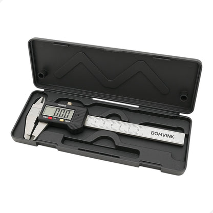 Paquímetro Digital 150mm Inox Estojo Certificado Calibração