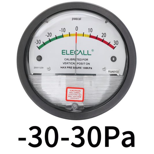 Manômetro Medidor Pressao Diferencial Analógico -30 A 30 Pa